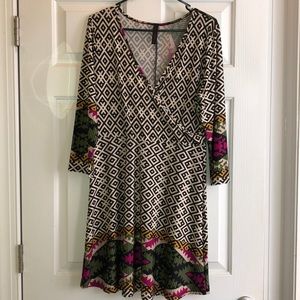 Yahada Boutique 💕 Mock Wrap Dress Size 1X
